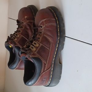 Dr. Marten's Gunby Leather Steel Toe Work Shoes Women's Size 7